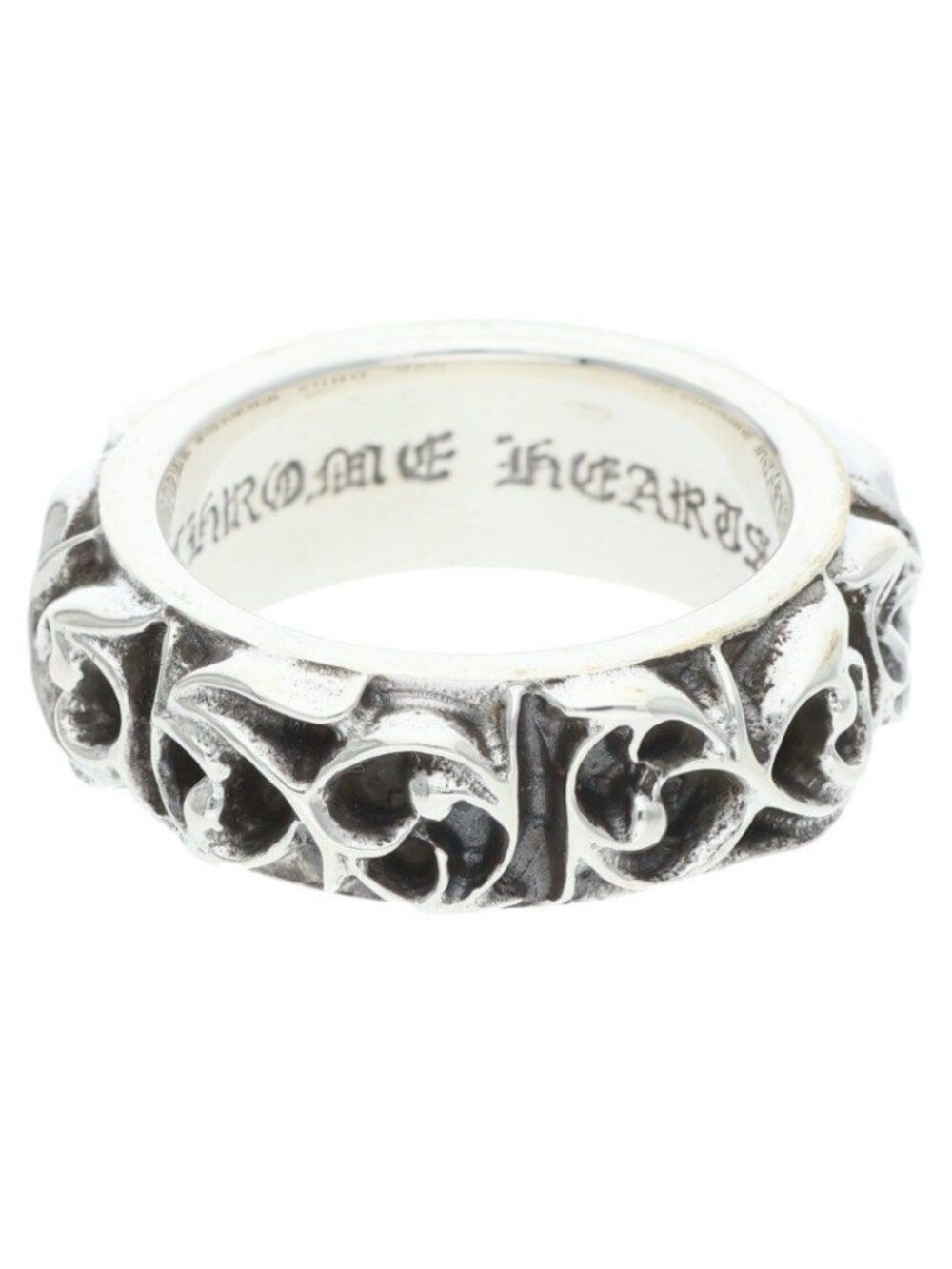Chrome Hearts Etrnity Vine Band Eternity Silver Ring